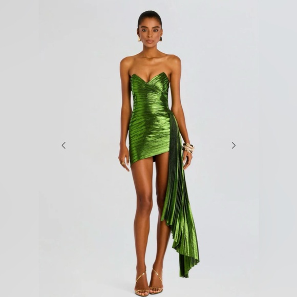 Retrofete Dresses & Skirts - Retrofete Green Strapless Dress